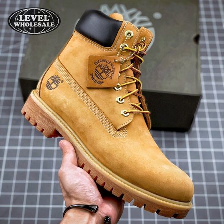 TIMBERLAND PREMIUM 6-INCH WATERPROOF BOOTS WHEAT NUBUCK - TBL001