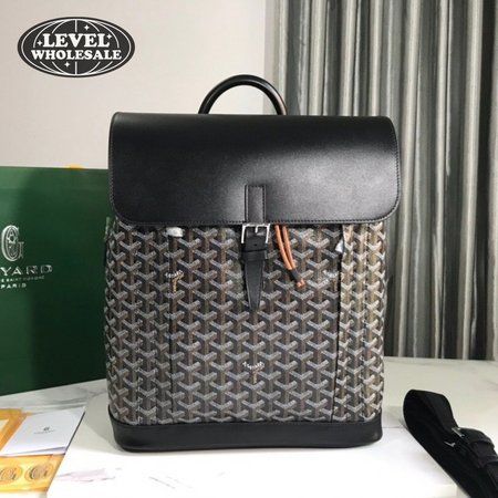 Goyard Alpin Backpack Goyardine Black