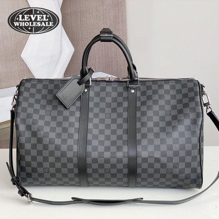 keepall bandouliere damier graphite 45 black/graphite