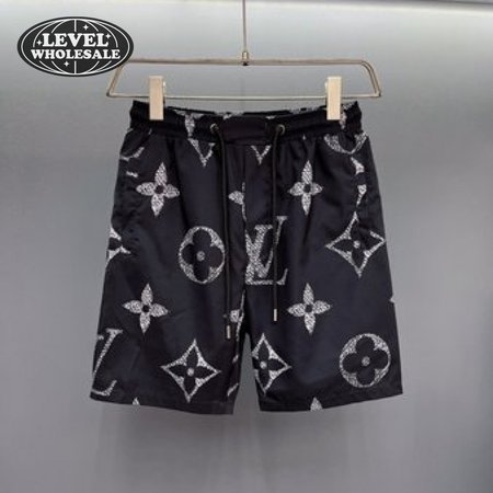 short printed yellow logo monochrome shorts