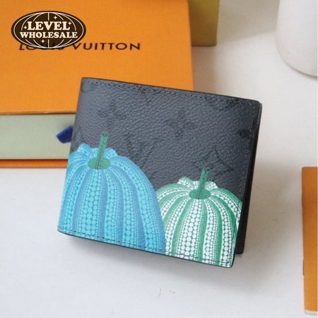 x YK Slender Wallet Pumpkin Print