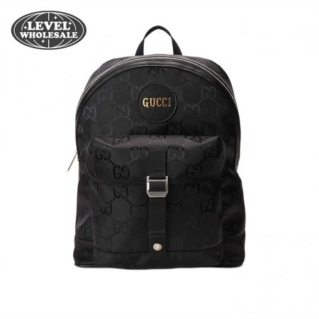 Gucci Off The Gird Backpack Black GG Nylon - GBP002