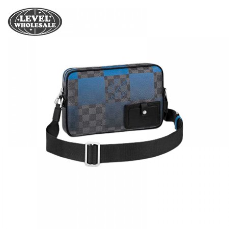 alpha messenger damier graphite canvas lmb063