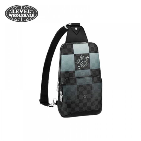 avenue sling bag white damier graphite giant lmb044