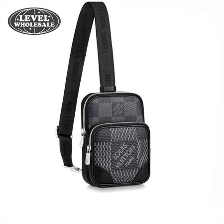 amazone slingbag gray damier graphite 3d coated canvas n50012