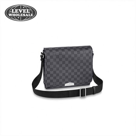 district pm damier graphite canvas n40349