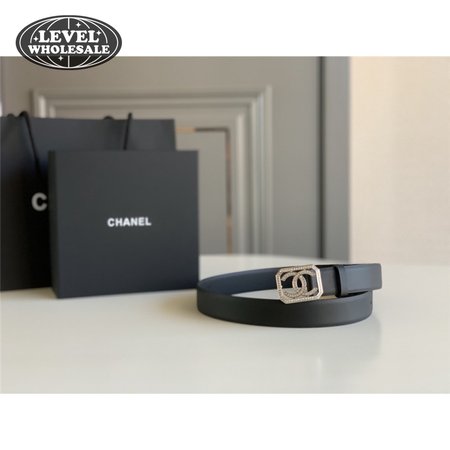 chanel logo classic belt