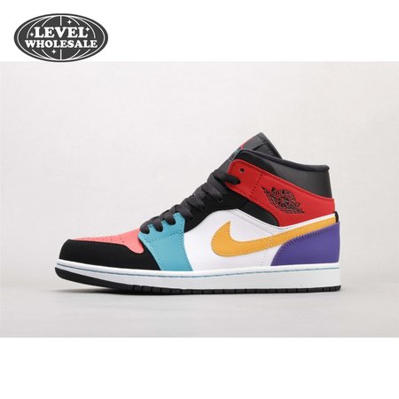 Air Jordan 1 Mid Bred Multi-Color 36-46