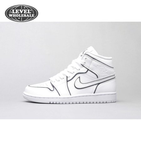 Air Jordan 1 Mid Iridescent Reflective White 36-46