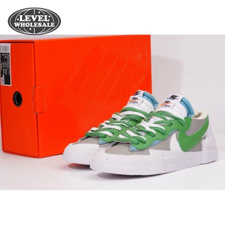 NK x Sacai Blazer Low "Medium Grey Classic Green" 36-46