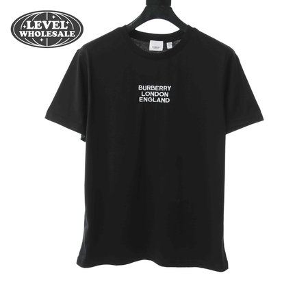 BURBERRY LONDON EMBROIDERED LOGO T SHIRT