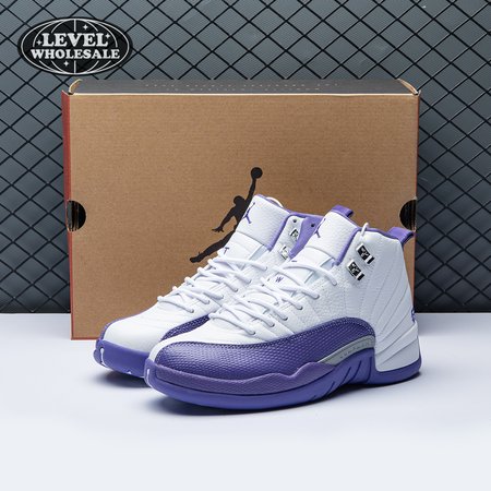 Air Jordan 12 White Purple Size 40-47.5