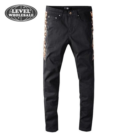 Amiri Cheeta Jeans Black