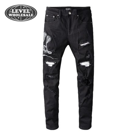 Amiri Cobra Jeans Black