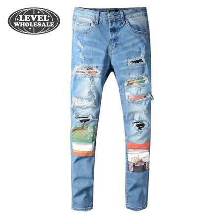 Amiri Design Jeans Blue