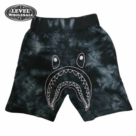 Bape Tie Dye Shark Sweat Shorts