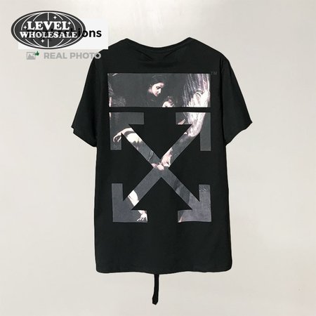 Off White Caravaggio Diag Arrow Tee