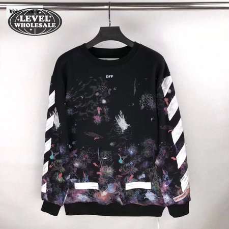 Off White Galaxy Crewneck Sweatshirt 17FW