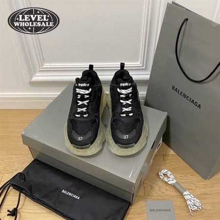 BALENCIAGA MEN'S TRIPLE S SNEAKER CLEAR SOLE - BB200