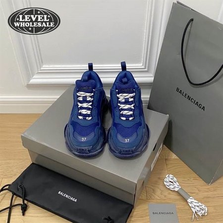 BALENCIAGA MEN'S TRIPLE S SNEAKER CLEAR SOLE - BB198