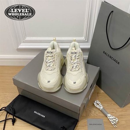 BALENCIAGA MEN'S TRIPLE S SNEAKER CLEAR SOLE - BB193