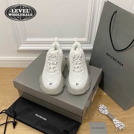 BALENCIAGA MEN'S TRIPLE S SNEAKER CLEAR SOLE - BB191