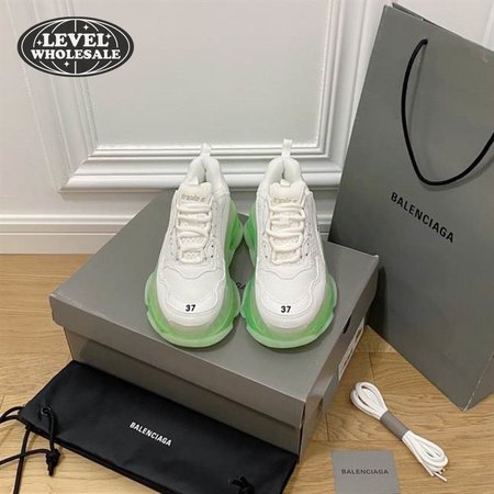 BALENCIAGA MEN'S TRIPLE S SNEAKER CLEAR SOLE - BB190