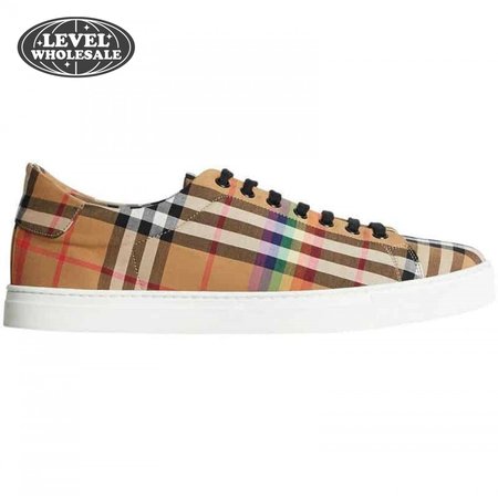 BURBERRY RAINBOW VINTAGE CHECK TRAINERS - BBR15