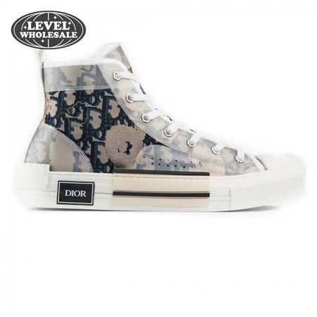 DIOR "B23" HIGH-TOP SAFARI DIOR OBLIQUE SNEAKER - CD16