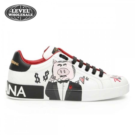 DOLCE & GABBANA PORTOFINO PADRINO PIG SNEAKERS - DG27