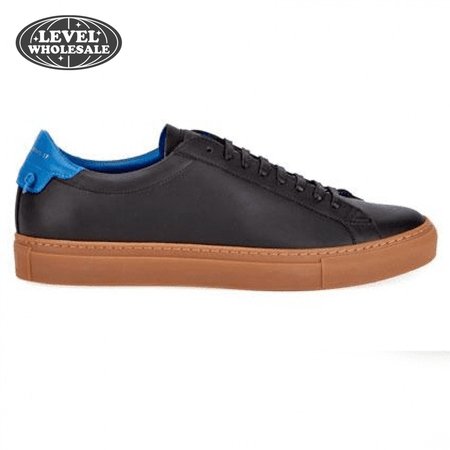 GIVENCHY MEN'S URBAN KNOT LEATHER LOW-TOP SNEAKERS IN BLACK - GVC24