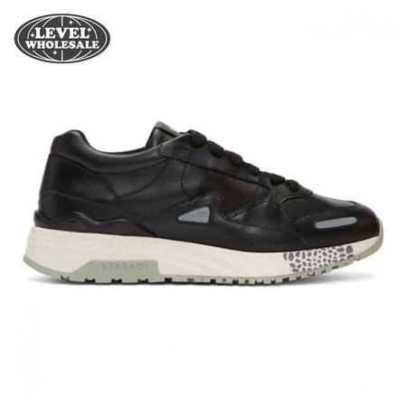 VERSACE BLACK RUNNER SNEAKERS - VS18